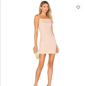 Petra Backless Mini Dress in Blush